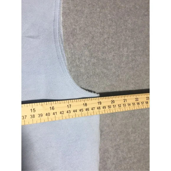 Womens Classic Elements Vest Size Large Blue Christmas Snow Snowman Cold Winter - Picture 3 of 4